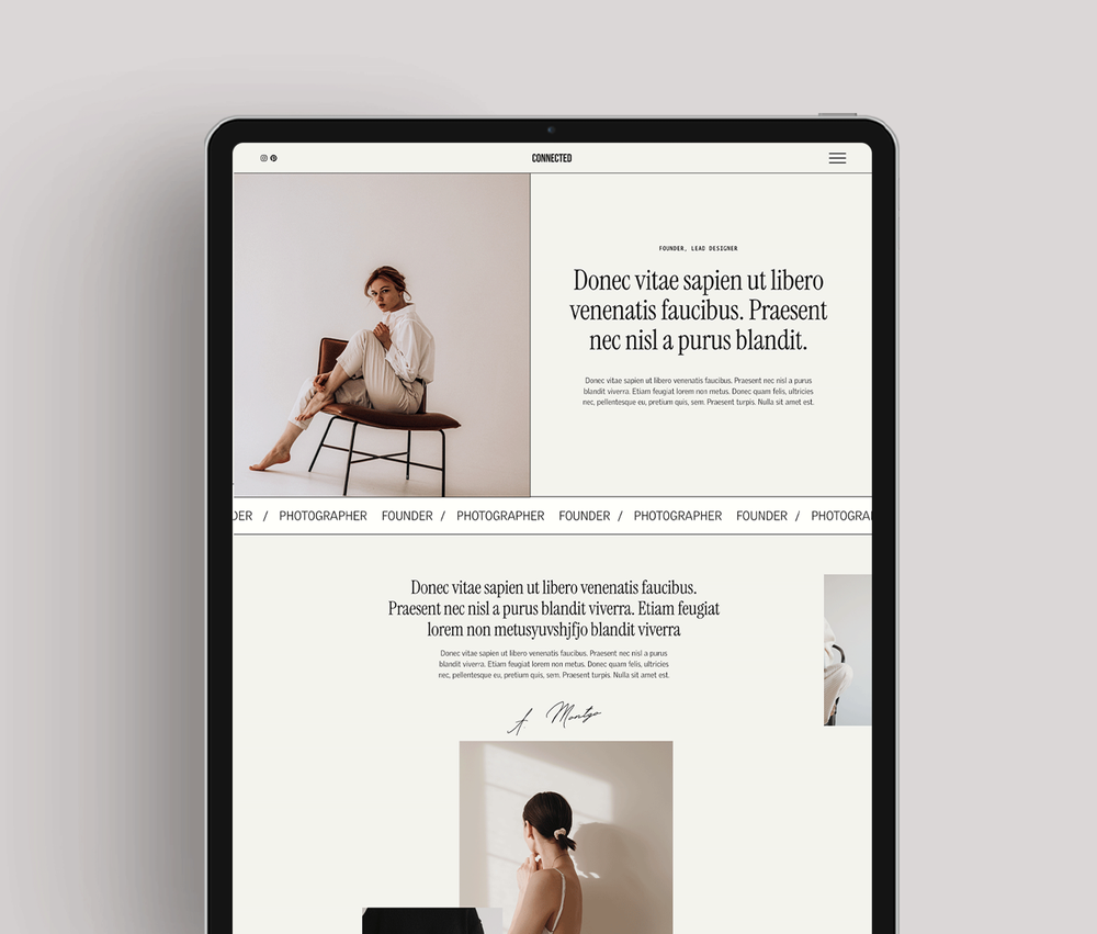 Squarespace 7.1 Template for Designers, Illustrators & Creative Portfolios